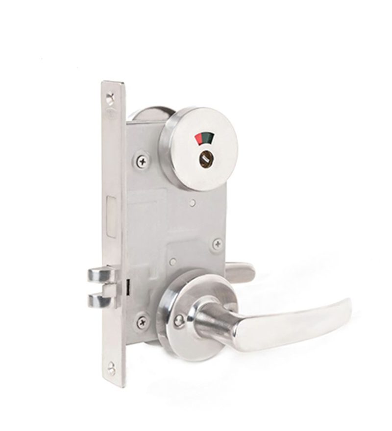 Indicator Mortise Latch With Lever Handle