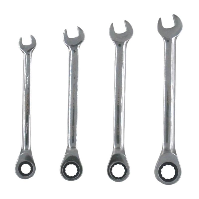 Open & Ratchet Type Box Wrench Set